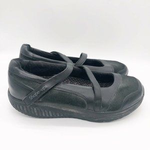 skechers sports platform mary jane shoe